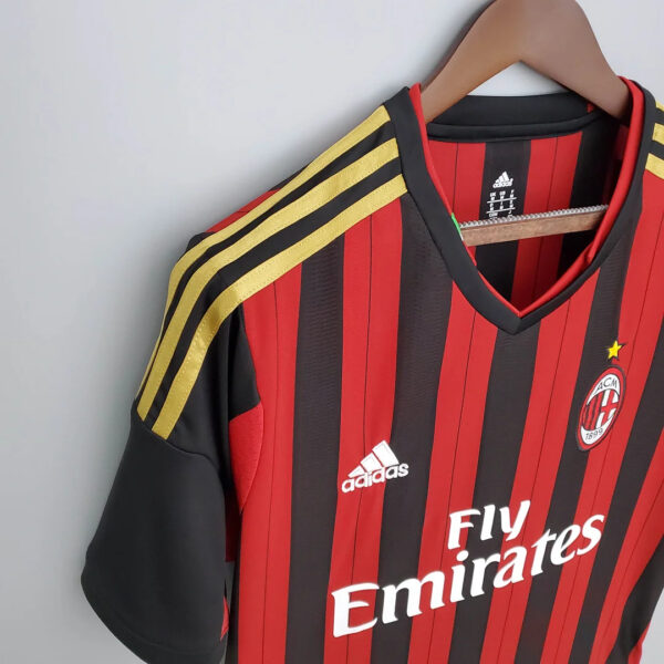 AC Milan 2013/2014 Retro Home Football Jersey 1:1 Thai Quality - Image 3