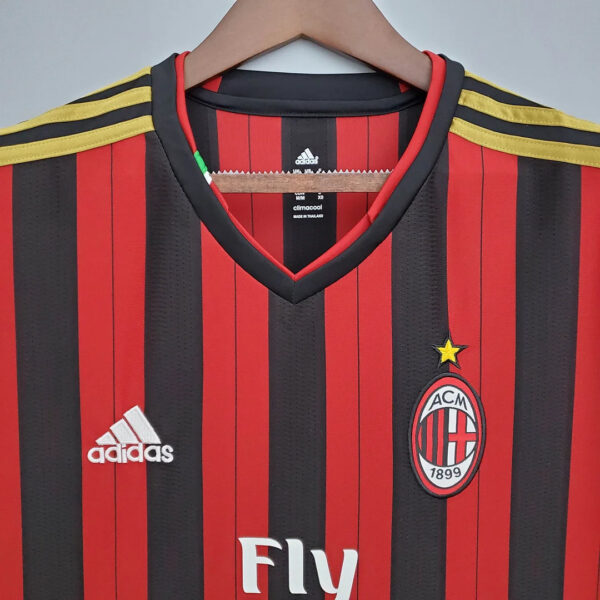 AC Milan 2013/2014 Retro Home Football Jersey 1:1 Thai Quality - Image 4