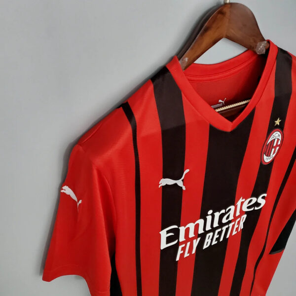 AC Milan 2021/2022 Home Football Jersey 1:1 Thai Quality - Image 3