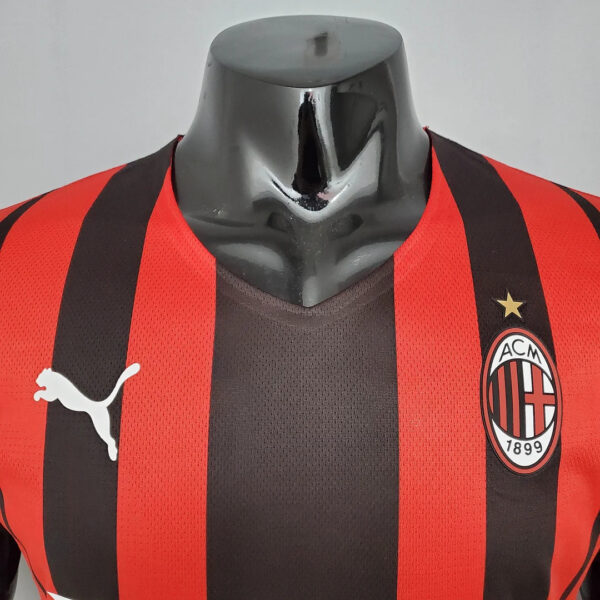 AC Milan 2021/2022 Player Version Home Football Jersey 1:1 Thai Quality - Image 5