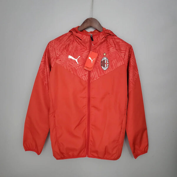 AC Milan 2021/2022 Windbreaker Football Jersey Red 1:1 Thai Quality