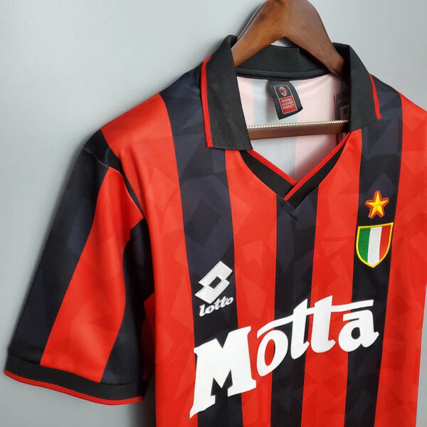 AC Milan 1993/1994 Retro Home Football Jersey 1:1 Thai Quality - Image 3