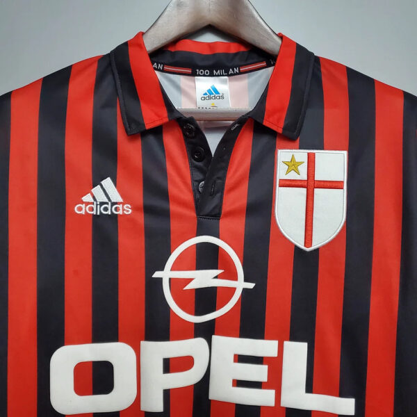 AC Milan 1999/2000 Retro Home Football Jersey 1:1 Thai Quality - Image 4