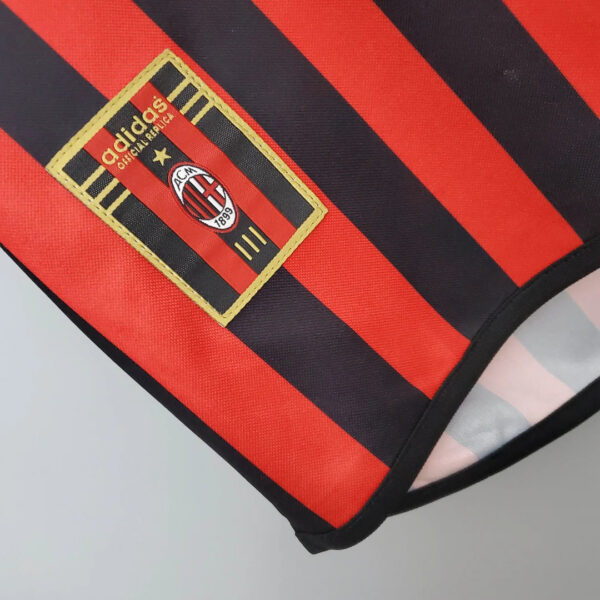 AC Milan 1999/2000 Retro Home Football Jersey 1:1 Thai Quality - Image 8