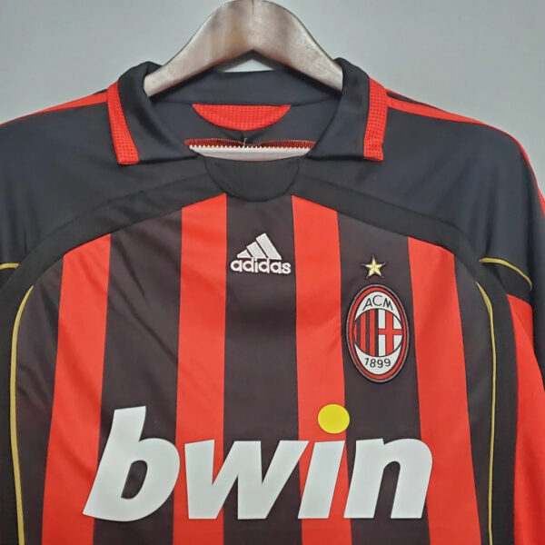 AC Milan 2006/2007 Retro Home Football Jersey 1:1 Thai Quality - Image 4