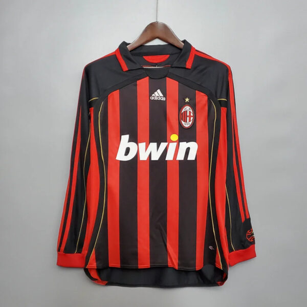 AC Milan 2006/2007 Retro Long Sleeve Home Football Jersey 1:1 Thai Quality