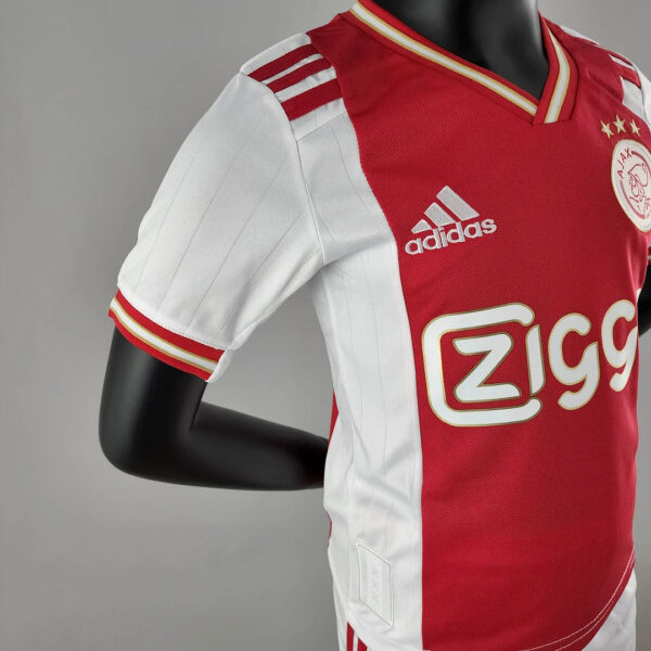 Ajax 2022/2023 Home Football Jersey 1:1 Thai Quality Kids Size - Image 5