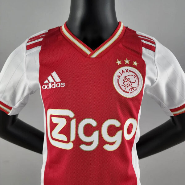 Ajax 2022/2023 Home Football Jersey 1:1 Thai Quality Kids Size - Image 6