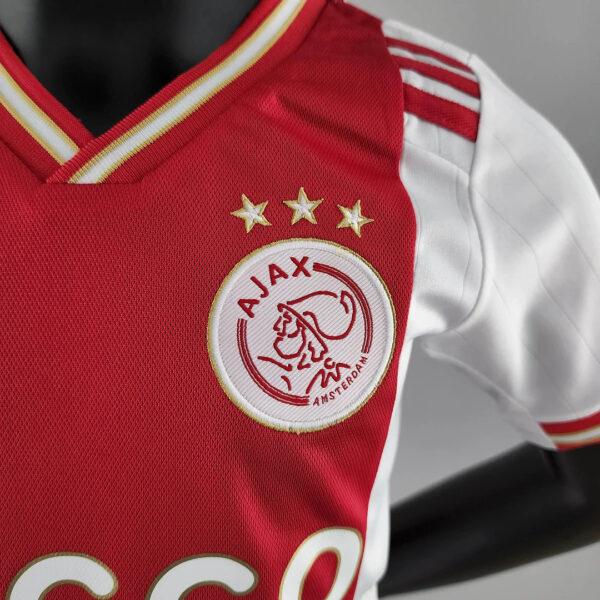 Ajax 2022/2023 Home Football Jersey 1:1 Thai Quality Kids Size - Image 8