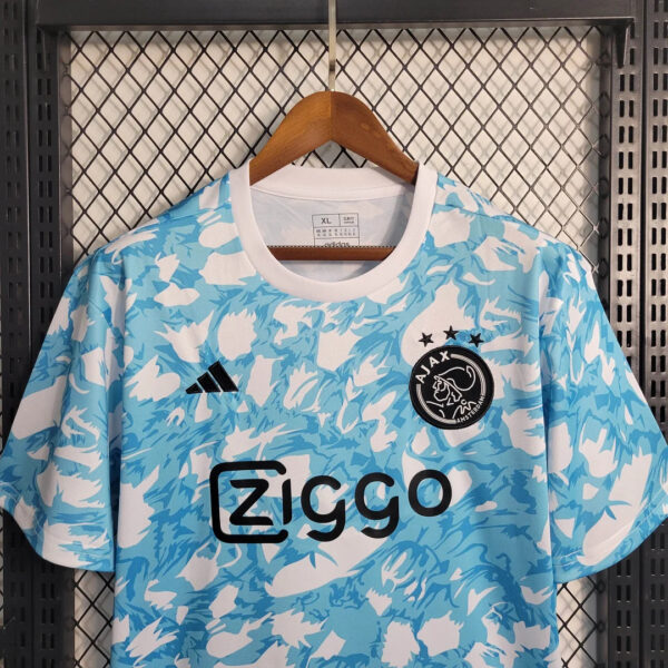 Ajax 2023/2024 Training Wear Blue Football Jersey 1:1 Thai Quality - Image 4