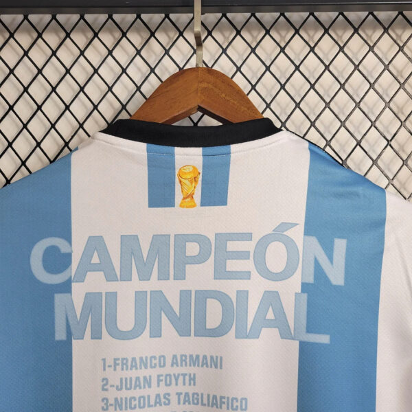 Argentina 2022 Champion Commemorative Edition Home  Football Jersey - Image 9