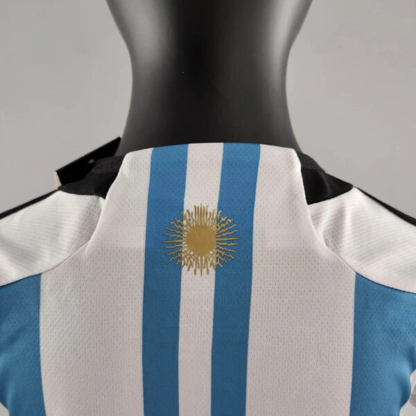 Argentina 2022 FIFA World Cup National Team Home Football Jersey Kids Size - Image 10