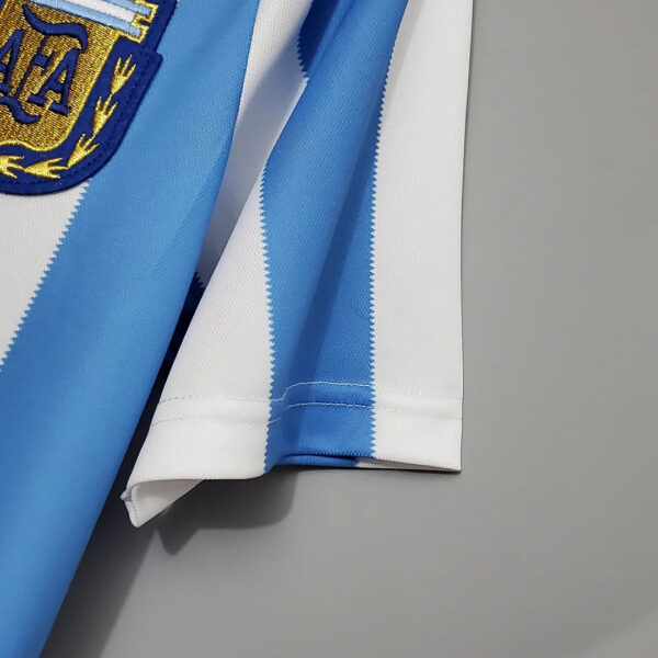 Argentina 1986 National Team Retro Home Football Jersey - Image 7