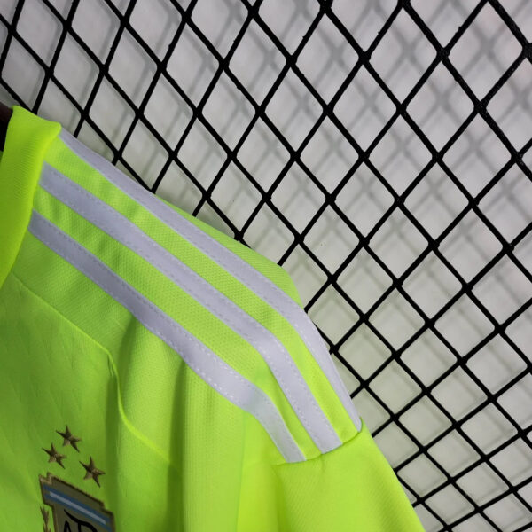 Argentina 2022 National Team Goalkeeper Green Football Jersey - Image 7