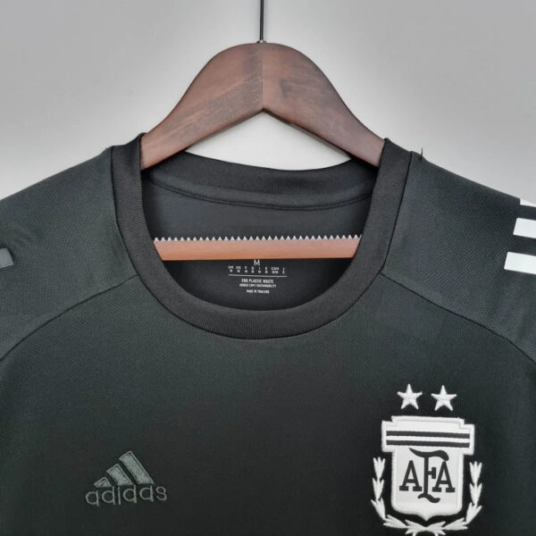 Argentina 2022 National Team Training Suit Black Football Jersey - Image 4