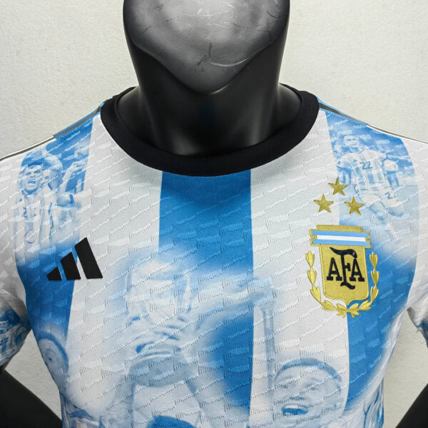 Argentina 2022 Player Version Champion Commemorative Edition Home Football Jersey - Image 5