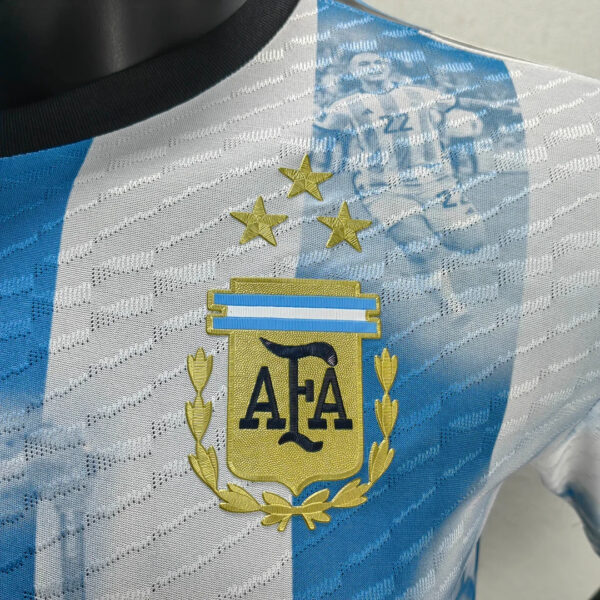 Argentina 2022 Player Version Champion Commemorative Edition Home Football Jersey - Image 8