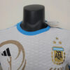 Argentina 2022 Player Version National Team Hercules Cup Commemorative Edition White Football Jersey - Image 3
