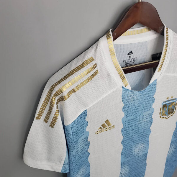 Argentina 2021 Concept Maradona Special Emblem Football Jersey - Image 3