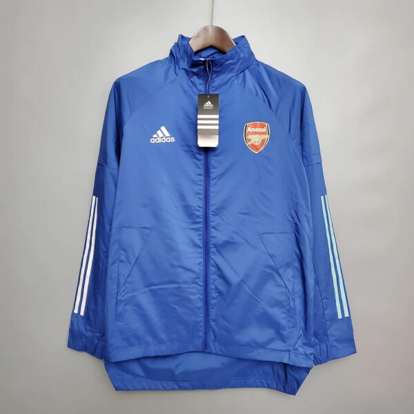 Arsenal 2021 Football Jersey Windbreaker Blue