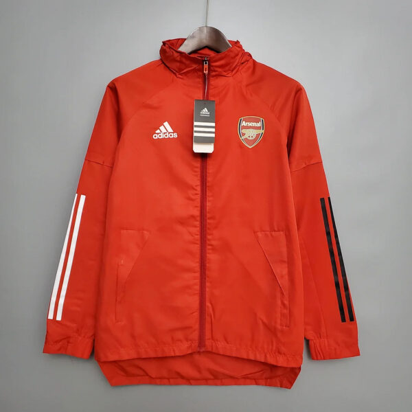 Arsenal 2021 Football Jersey Windbreaker Red