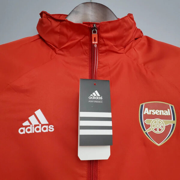 Arsenal 2021 Football Jersey Windbreaker Red - Image 3