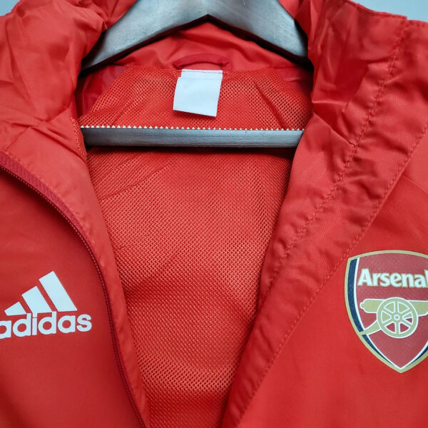 Arsenal 2021 Football Jersey Windbreaker Red - Image 7