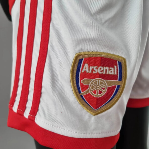 Arsenal 2022/2023 Home Football Jersey Kids Size - Image 2