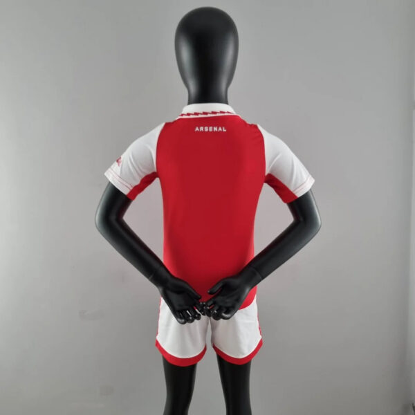 Arsenal 2022/2023 Home Football Jersey Kids Size - Image 4