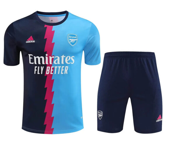 Arsenal 2022/2023 Training Wear Blue Set Football Jersey