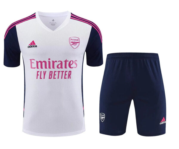 Arsenal 2022/2023 Training Wear White Set Football Jersey