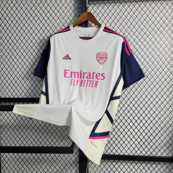 Arsenal 2023/2024 Football Jersey Training Wear White - Image 3