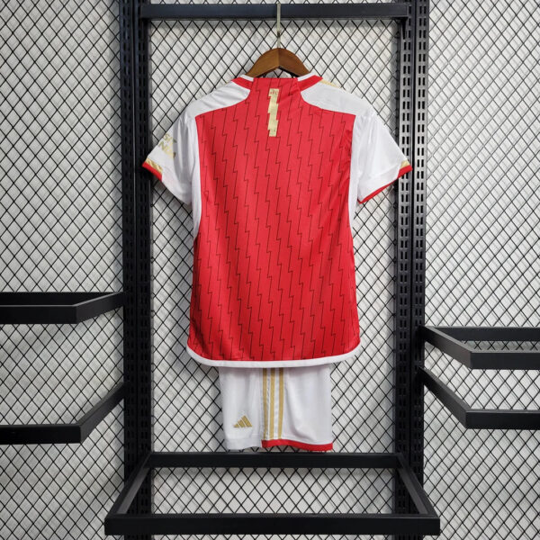 Arsenal 2023/2024 Home Football Jersey Kids Size - Image 7