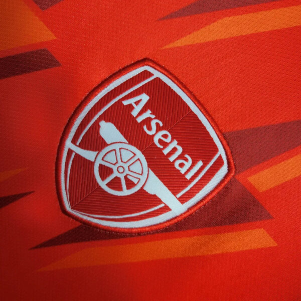 Arsenal 2023/2024 Training Wear Red Football Jersey - Image 6