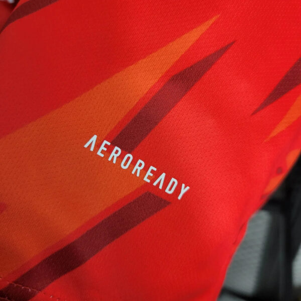 Arsenal 2023/2024 Training Wear Red Football Jersey - Image 7