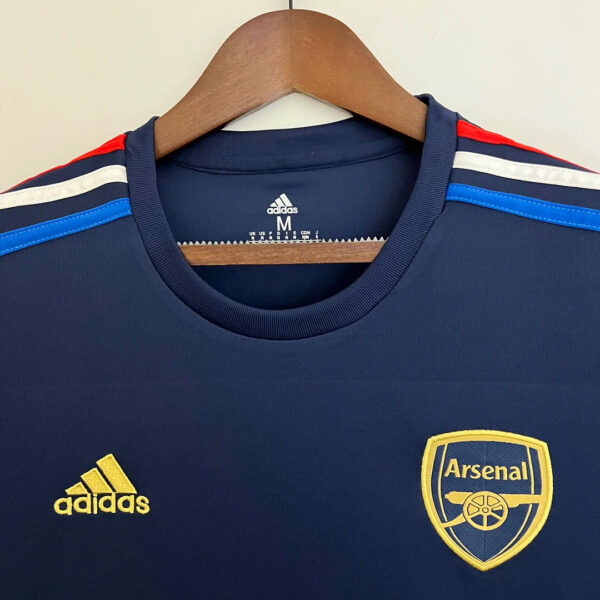 Arsenal 2023 French Special Edition Blue Football Jersey - Image 3