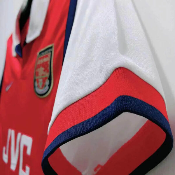 Arsenal 1998/1999 Retro Home Football Jersey 1:1 Thai Quality - Image 3