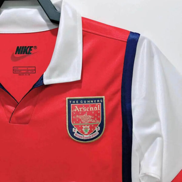 Arsenal 1998/1999 Retro Home Football Jersey 1:1 Thai Quality - Image 10