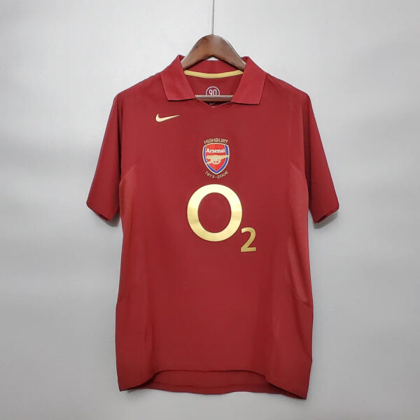 Arsenal 2005/2006 Retro Home Football Jersey 1:1 Thai Quality