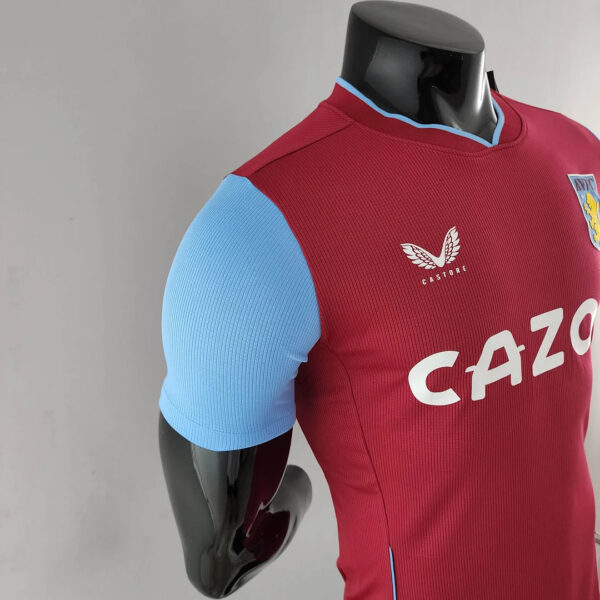 Aston Villa 2022/2023 Player Version Home Football Jersey 1:1 Thai Quality - Image 3