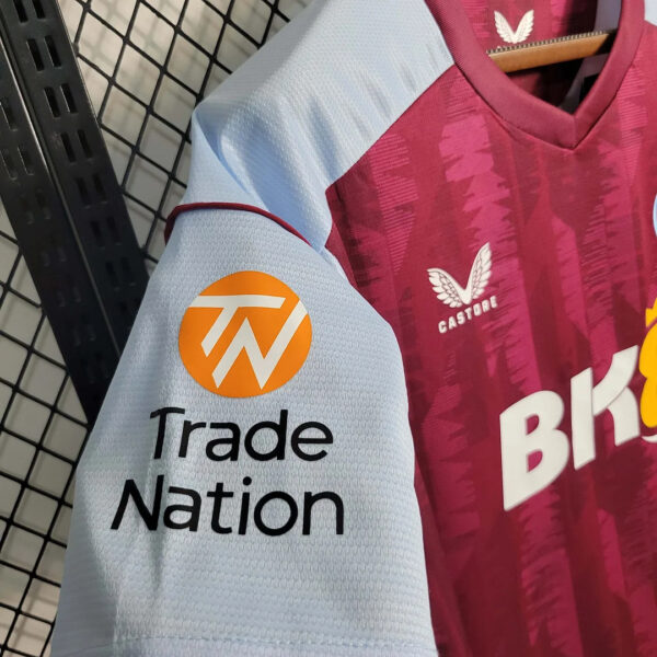 Aston Villa 2023/2024 Home Football Jersey 1:1 Thai Quality - Image 5