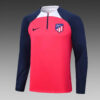 Atletico Madrid 2023/2024 Half-Pull Training Suit Red 1:1 Thai Quality Set - Image 3