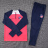 Atletico Madrid 2023/2024 Half-Pull Training Suit Red 1:1 Thai Quality Set - Image 7