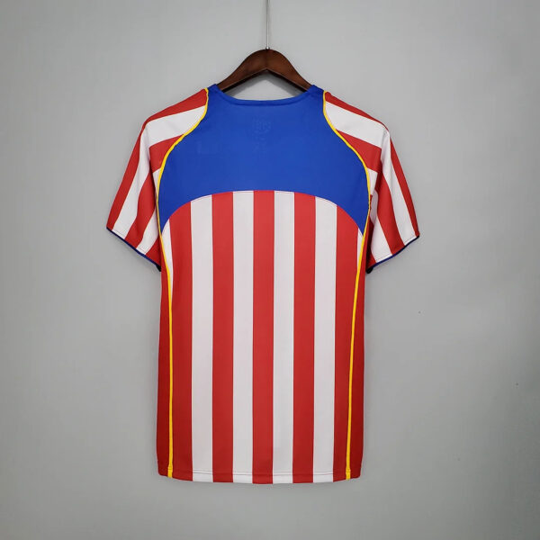 Atletico Madrid 2004/2005 Retro Home Football Jersey 1:1 Thai Quality - Image 2