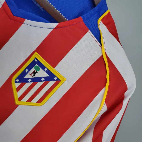 Atletico Madrid 2004/2005 Retro Home Football Jersey 1:1 Thai Quality - Image 6