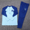Atletico Madrid 2022/2023 Half-Pull Training Suit Blue 1:1 Thai Quality Set - Image 7