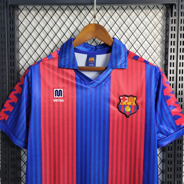 Barcelona 1991/1992 Retro Home Football Jersey 1:1 Thai Quality - Image 4