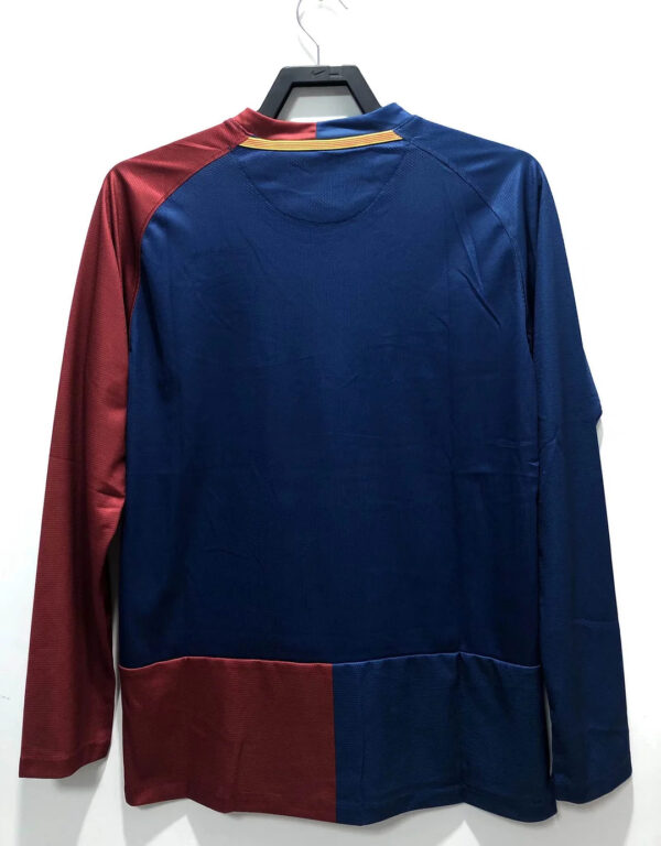 Barcelona 2008/2009 Champions League Long Sleeve Retro Home Football Jersey 1:1 Thai Quality - Image 2