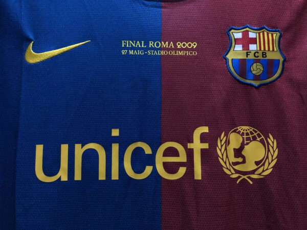 Barcelona 2008/2009 Champions League Retro Home Football jersey 1:1 Thai Quality - Image 8