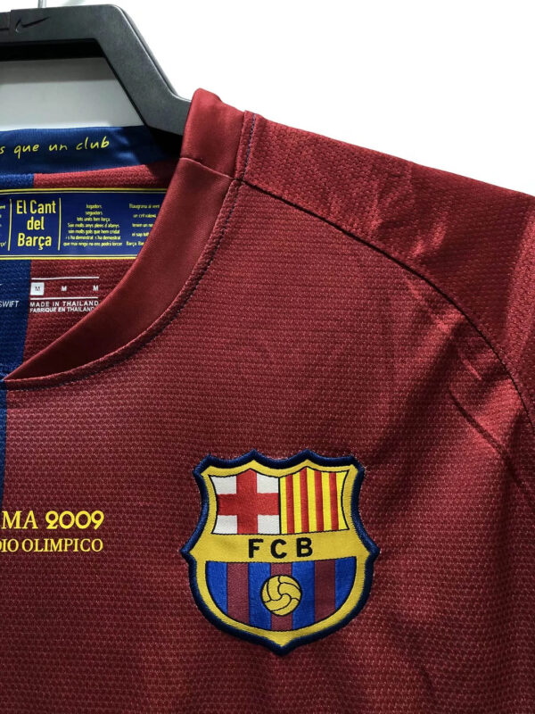 Barcelona 2008/2009 Champions League Retro Home Football jersey 1:1 Thai Quality - Image 9